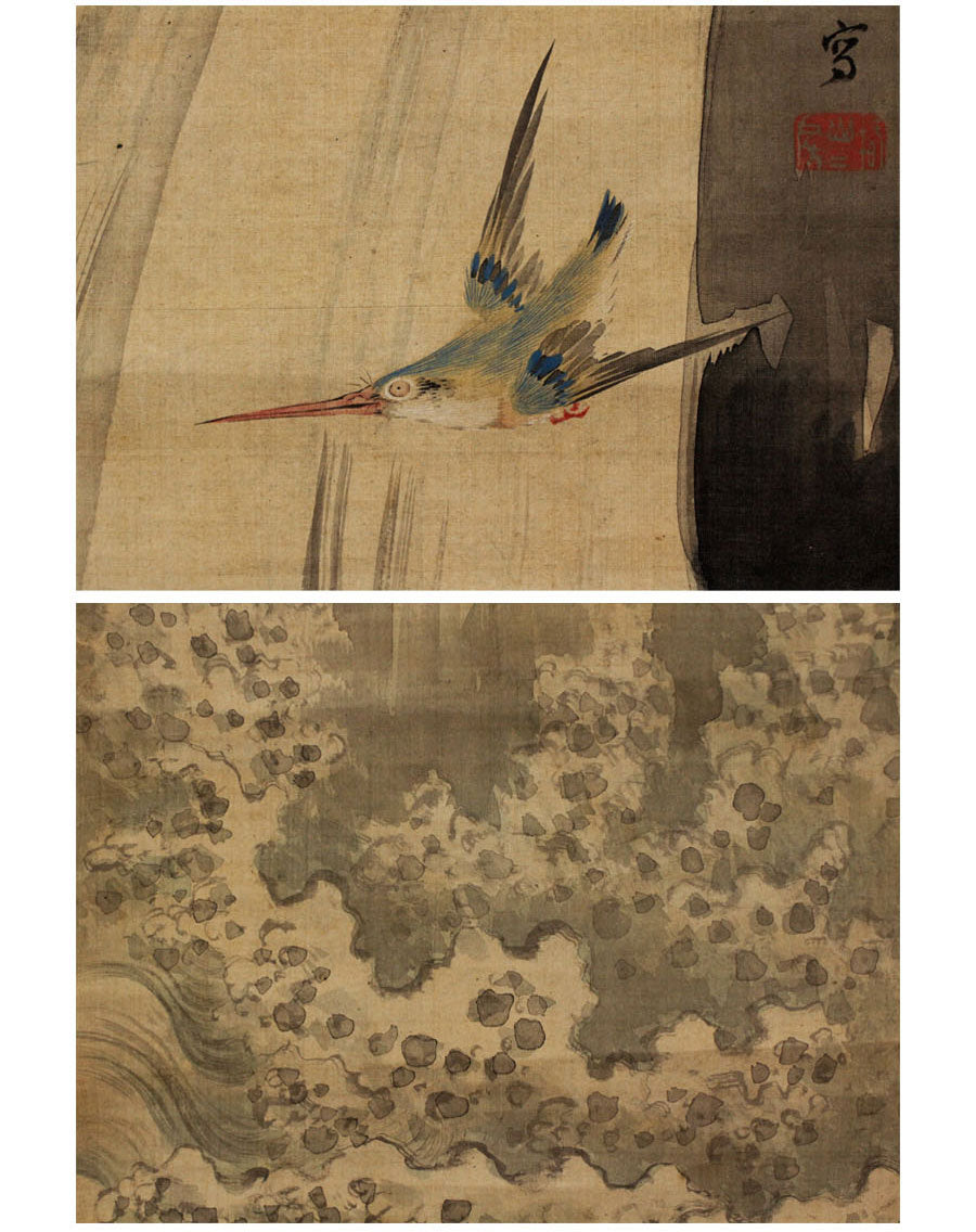 Tsubaki Chinzan 椿椿山 1801-1854, kakejiku hanging scroll