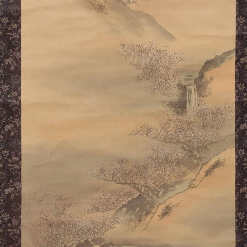 Mori Kansai 森寛斎 1814-1894 double kakejiku