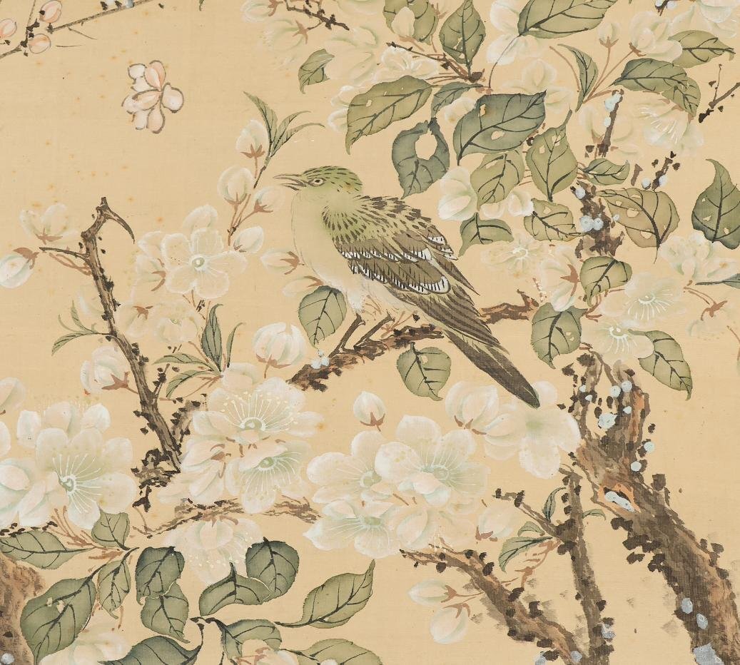 Yoshida Koun (1804-1875), ink on silk, kakejiiku